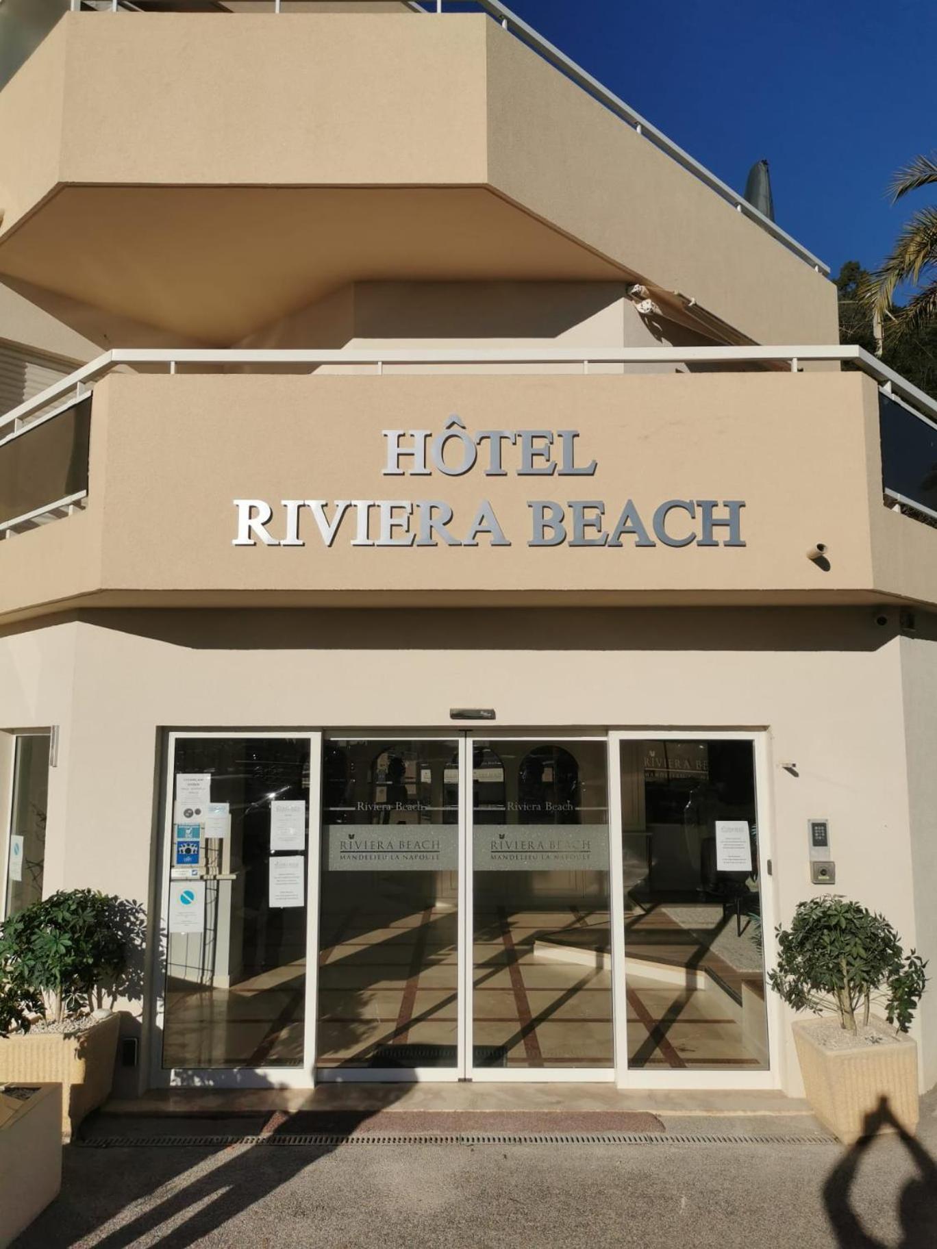 Riviera Beach Hotel Mandelieu 外观 照片